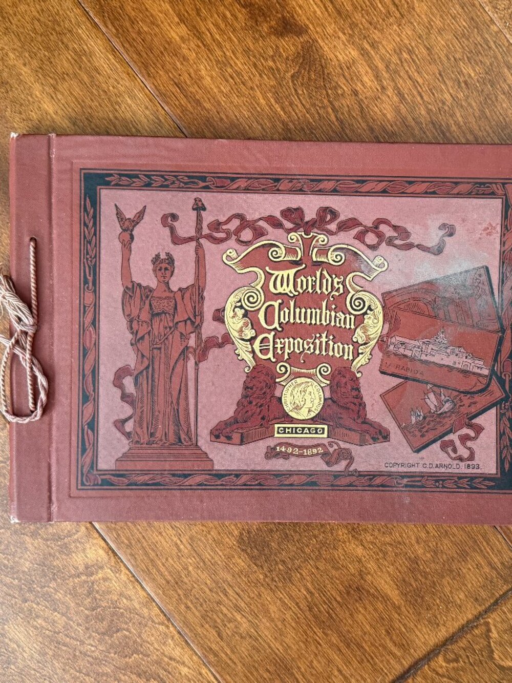 World's Fair Columbian Exposition Chicago 1893 Souvenir Photography Book
